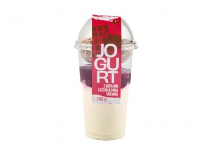 Jogurt z Wiśniami i Czekoladową Granolą  280 g